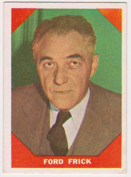 1960 Fleer Ford Frick #74 Card - HOF'er