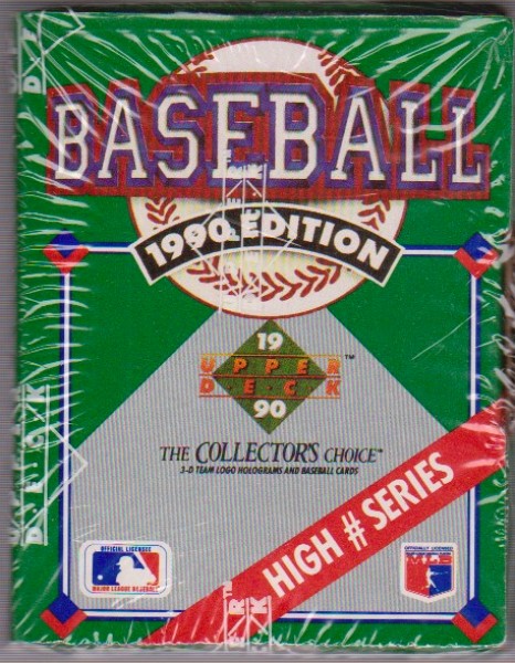 Sealed 1990 Upper Deck High # Series 100 Card Factory Set