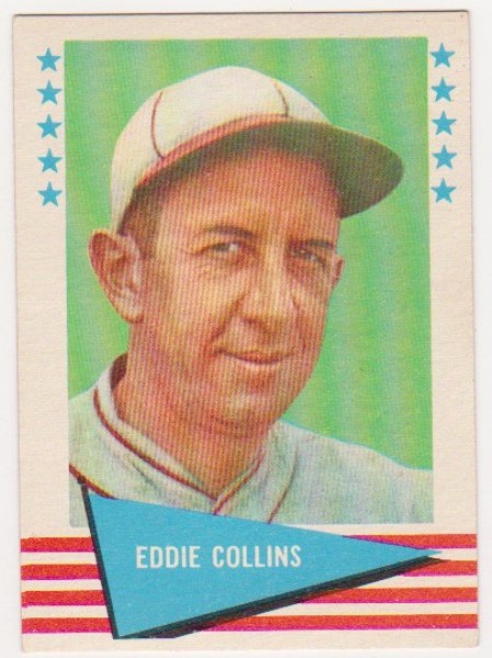 1961 Fleer Eddie Collins #16 Card - HOF'er