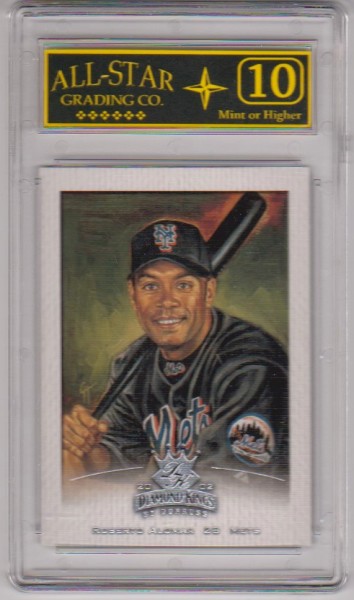 Graded 10 - Roberto Alomar 2002 Donruss Diamond Kings #31 Card