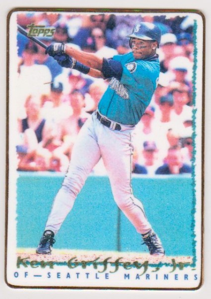 1995 Topps Ken Griffey, Jr. Porcelain Card - Only 100 Produced!