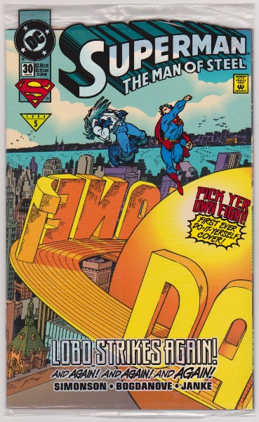 Sealed - 1994 DC Comics Superman The Man Of Steel #30 Issue
