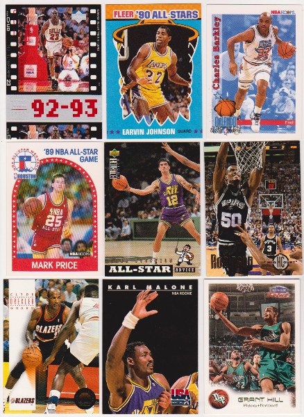 Basketball Card Collection w/ Michael Jordan, Magic Johnson + More