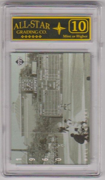 Graded 10 - Bill Mazeroski 1994 Upper Deck The American Epic #66 Card