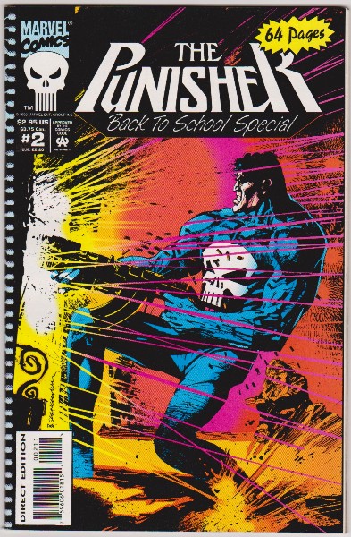 1993 The Punisher Back To School Special #2 Issue - Marvel Comics