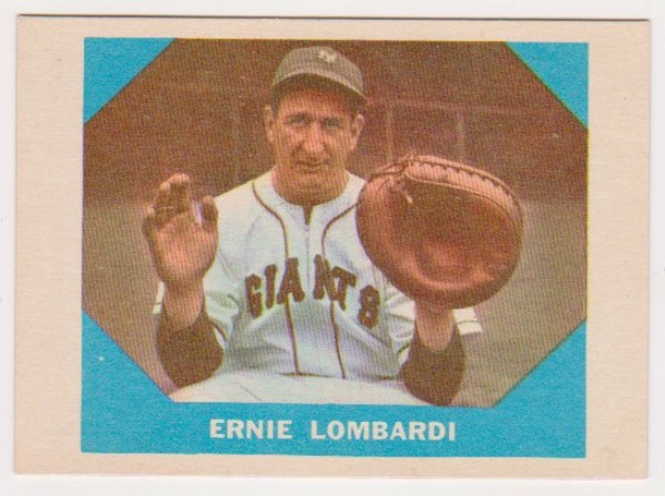 1960 Fleer Ernie Lombardi #17 Card - HOF'er