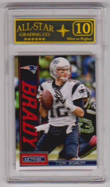 Graded 10 - Tom Brady 2013 Panini Rookies & Stars #59 Card