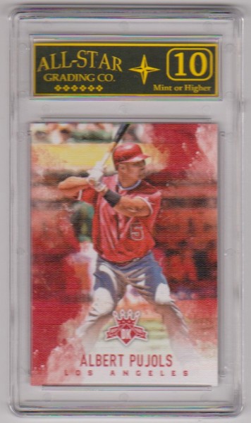Graded 10 - Albert Pujols 2017 Panini Diamond Kings #68 Card
