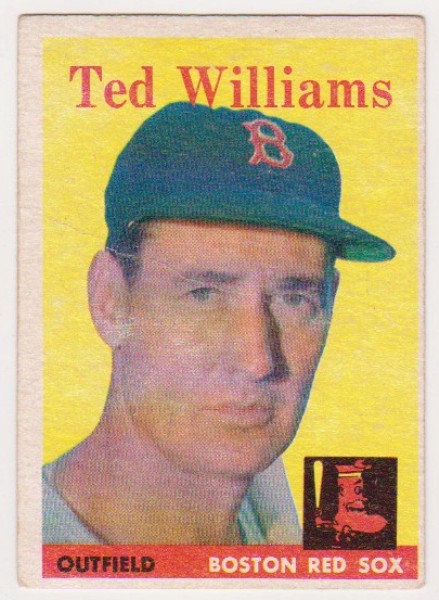 1958 Topps Ted Williams #1 Card - HOF'er