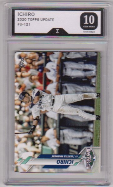 Graded Sigma Gem Mint 10 - Ichiro Suzuki 2020 Topps Update #U-121 Card