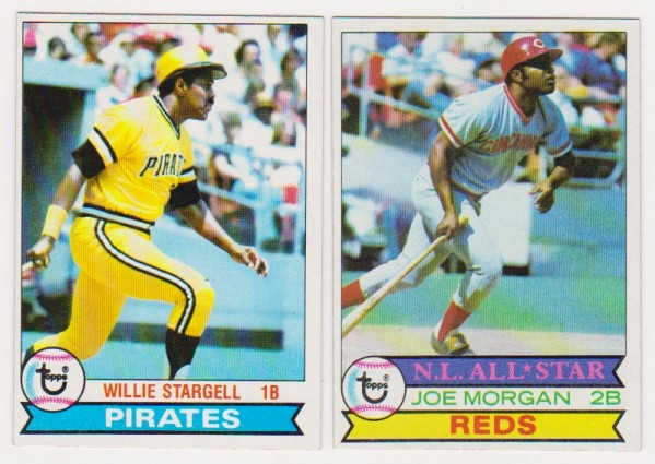 1979 Topps Willie Stargell #55 + Joe Morgan #20 Card Pair