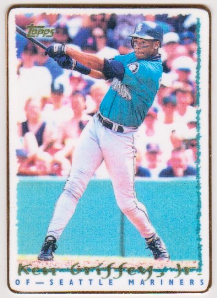 1995 Topps Ken Griffey, Jr. Porcelain Card - Only 100 Produced!