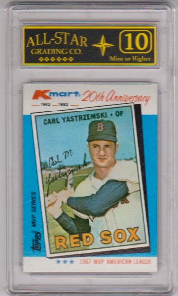 Graded 10 - Carl Yastrzemski 1982 KMart 20th Anniversary #11 Card