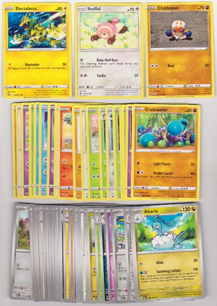 50 Different Pokemon Trading Cards w/ Electabuzz + More