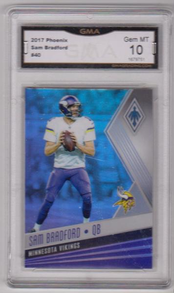 Graded Gem Mint 10 - Sam Bradford 2017 Panini Phoenix #40 Card