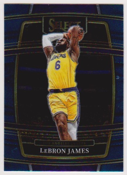 Lebron James 2021-22 Panini Select Blue #100 Card
