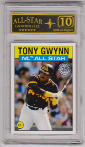 Graded 10 - Tony Gwynn 2021 Topps 35th Anniversary #86AS2 Insert Card