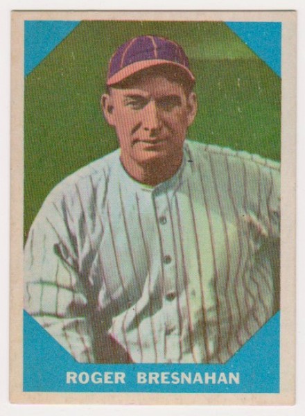1960 Fleer Roger Bresnahan #8 Card - HOF'er