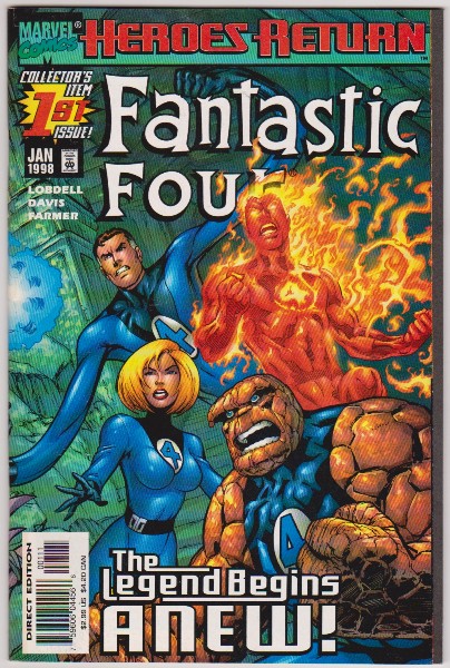 1998 Marvel Comics Fantastic Four #1 Issue 