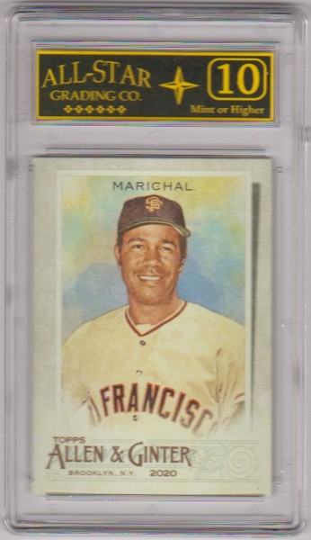 Graded 10 - Juan Marichal 2020 Topps Allen & Ginter #124 Card