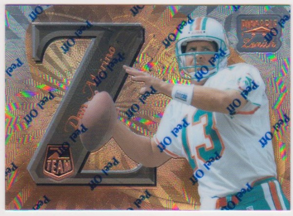 1997 Zenith Z-Team Dan Marino #ZT2 Promo Card