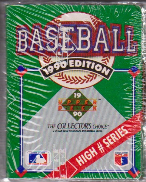 Sealed 1990 Upper Deck High # Series 100 Card Factory Set