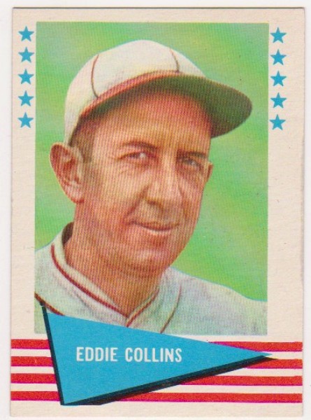 1961 Fleer Eddie Collins #16 Card - HOF'er
