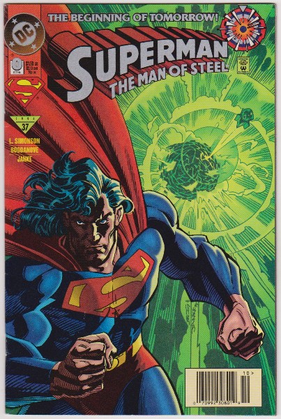 1994 DC Comics Superman The Man Of Steel #0 Issue