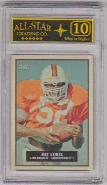 Graded 10 - Ray Lewis 2009 Topps Magic #134 Card