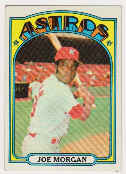 1972 Topps Joe Morgan #132 Card - HOF'er