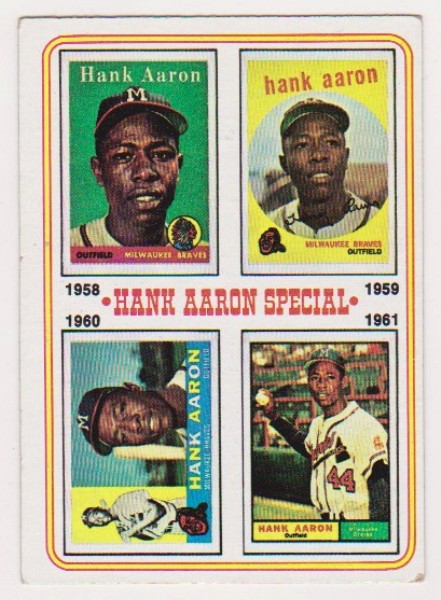 1974 Topps Hank Aaron #3 Card - HOF'er