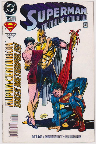 1995 DC Comics SUPERMAN MAN OF TOMORROW #2 Issue