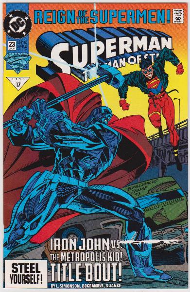 1993 DC Comics Superman The Man Of Steel #23 Issue