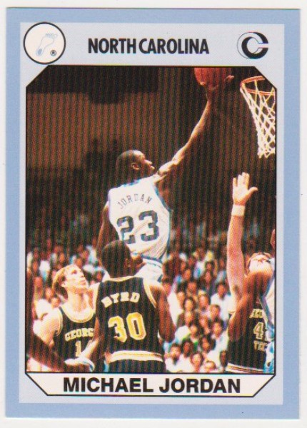 Michael Jordan 1990 North Carolina #89 College Card
