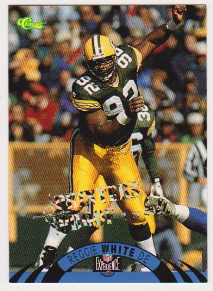 Only 499 Exist - Reggie White 1996 Classic NFL Experience Printers Proof #90 Insert Card