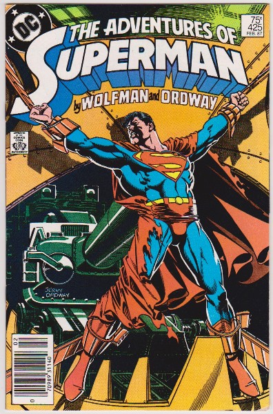 1987 DC Comics The Adventures Of Superman #425 Issue