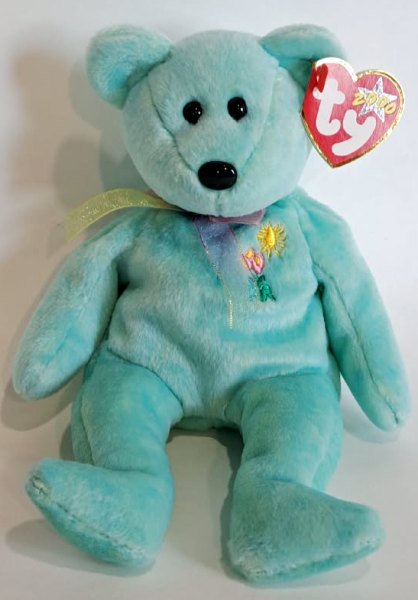 2000 Ty Beanie Baby ARIEL THE BEAR - New With Tags