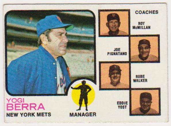 1973 Topps Yogi Berra #257 Card - HOF'er