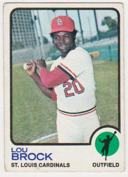 1973 Topps Lou Brock #320 Card - HOF'er