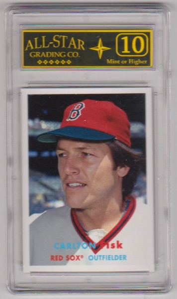 Graded 10 - Carlton Fisk 2015 Topps Archives #30 Card