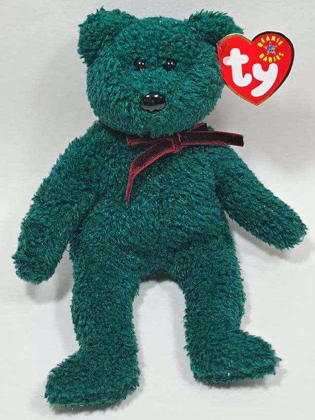 2001 Ty Beanie Baby HOLIDAY TEDDY BEAR - With Original Tags