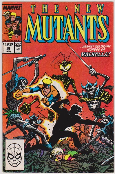 1989 The New Mutants #80 Issue - Marvel Comics