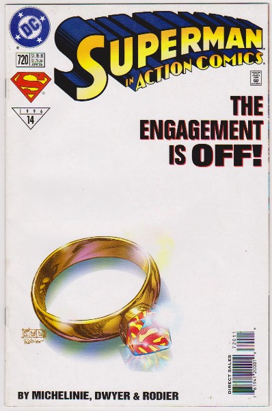 1996 DC Comics SUPERMAN IN ACTION COMICS #720 Issue 
