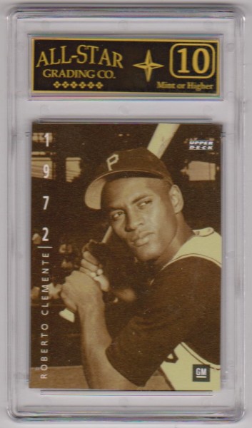 Graded 10 - Roberto Clemente 1994 Upper Deck GM #2 Card
