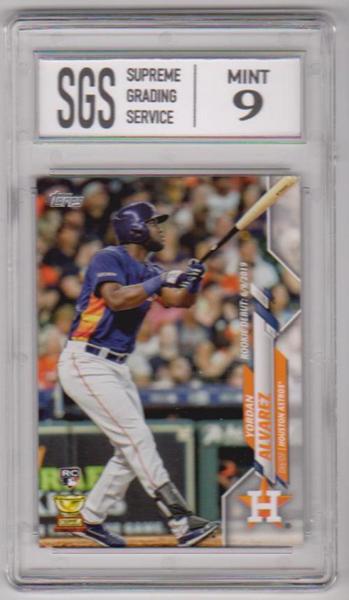 Rookie Graded Mint 9 - Yordan Alvarez 2020 Topps Update #U-300 Card