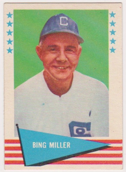 1961 Fleer Bing Miller #62 Card