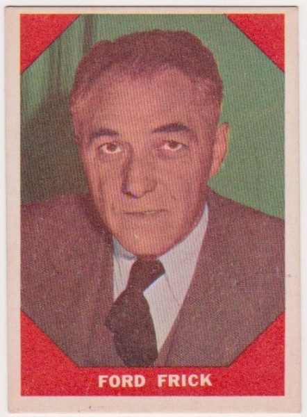 1960 Fleer Ford Frick #74 Card - HOF'er