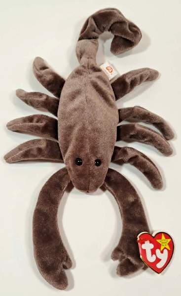 1998 Ty Beanie Baby STINGER THE SCORPION - New With Tags