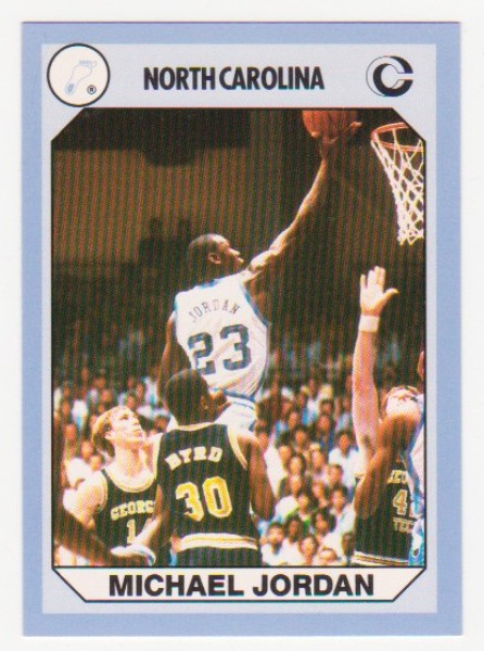 Michael Jordan 1990 North Carolina #89 College Card