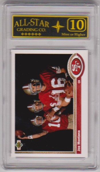 Graded 10 - Joe Montana 1991 Upper Deck #54 Card